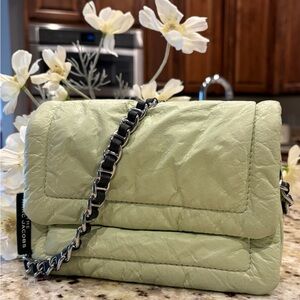 💚 SOFT & POSH Mark Jacobs pistachio mini pillow handbag